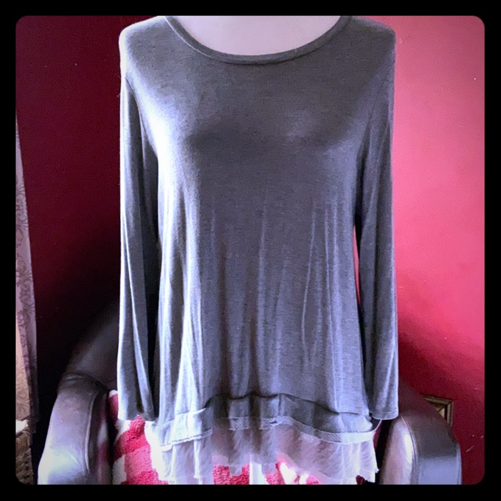 Dolan for Anthropologie Ruffle Hem Tunic
